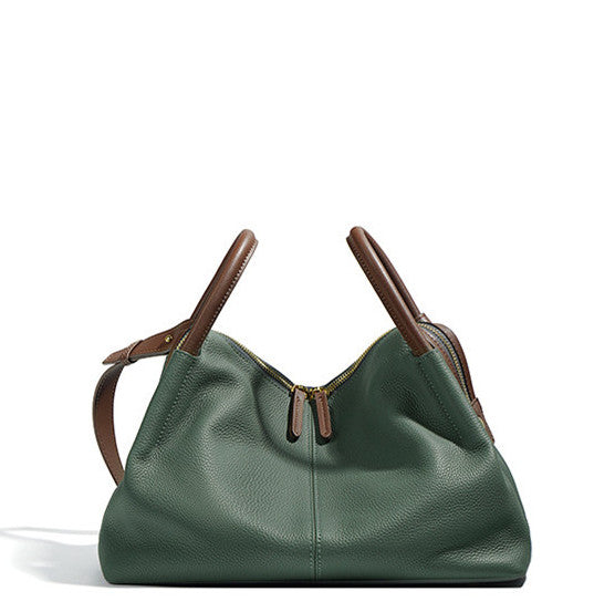 Soft Leather Handbag for Women That Can Be Hand-Carried or Worn Over the Shoulder