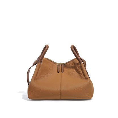 Stylish and Soft Leather Shoulder Handbag for Women