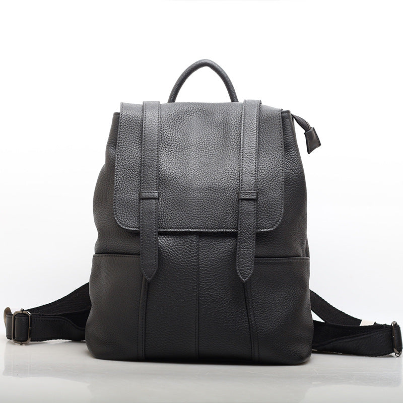 Premium Leather College Backpack for Women woyaza