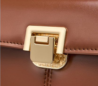 Trendsetting Leather Shoulder Satchel