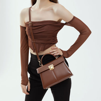 Elegant Leather Crossbody Purse