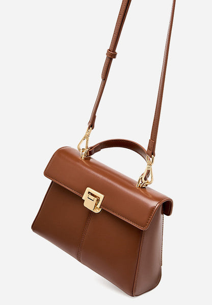 Classic Single Shoulder Leather Bag