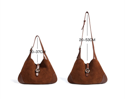 Suede Leather Work Bag for Women