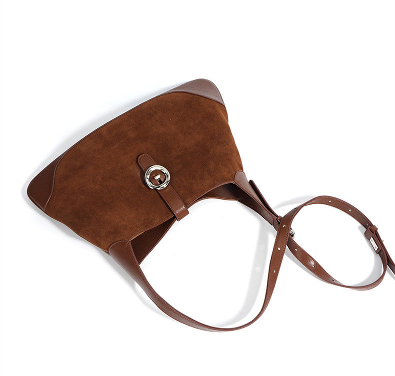 Soft Leather Shoulder Purse for Professionals