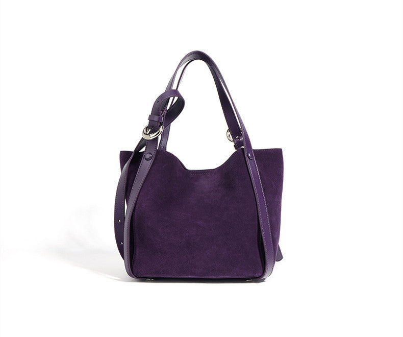 Suede Leather Work Handbag for Women