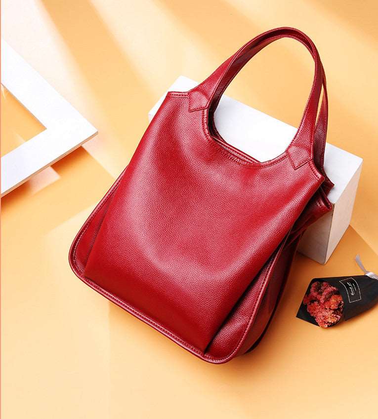 Trendy Ladies' Leather Totes for Everyday Chic woyaza