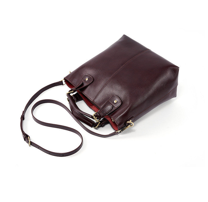 Trendy Ladies' Genuine Leather Crossbody woyaza