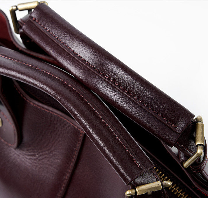 Versatile Ladies' Genuine Leather Shoulder Bag woyaza