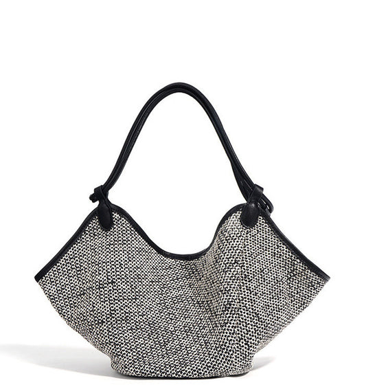 Large Capacity Soft Fabric Shoulder Bag for Women