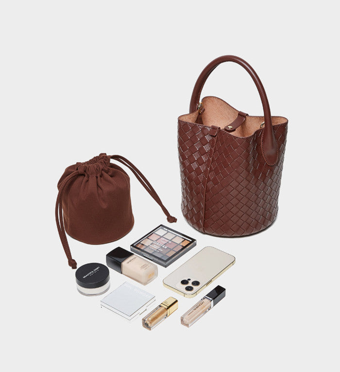 Women’s Woven Leather Bag