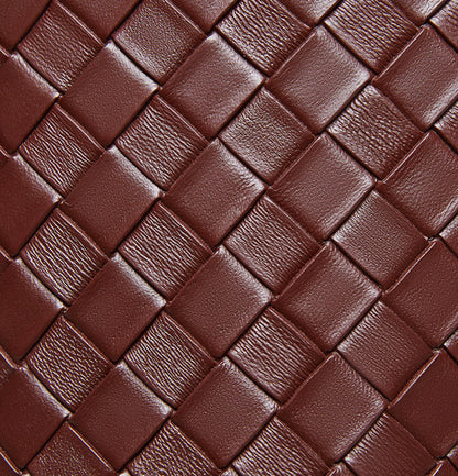 Woven Leather Purse