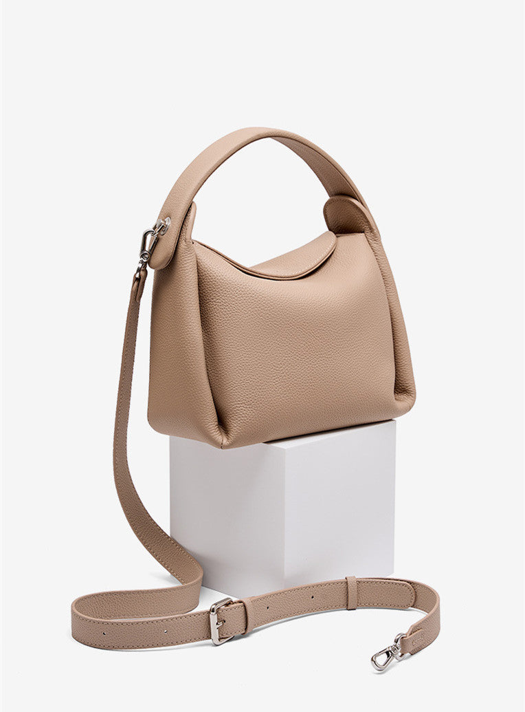 Sophisticated Ladies' Soft Leather Messenger Bag