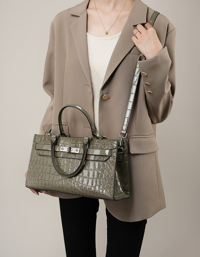 Sophisticated Small Leather Shoulder Bag