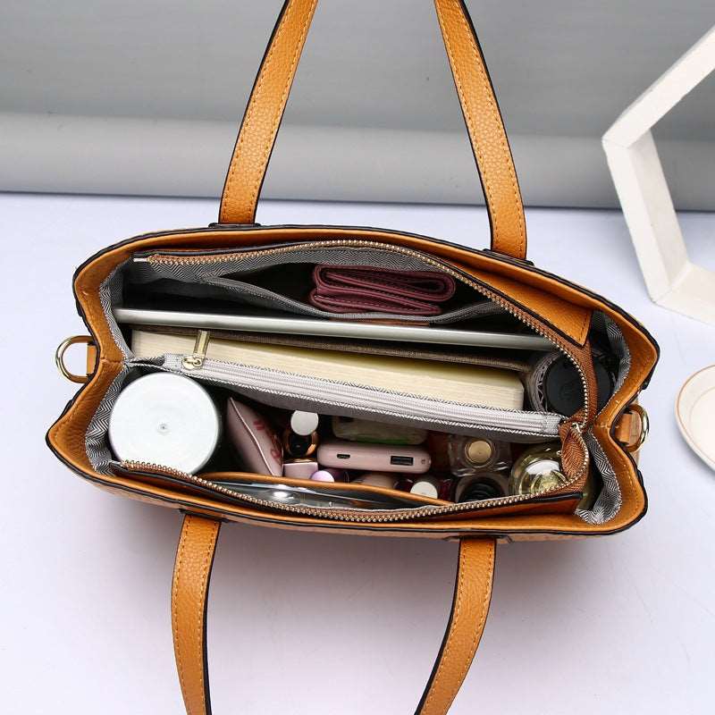 Modern Leather Office Women's Handbag Laptop Bag Woyaza