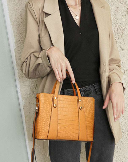 Stylish Leather Executive Women's Shoulder Bag Work Bag Woyaza