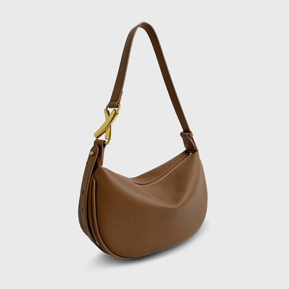 Stylish Genuine Leather Women's Angular-shaped Shoulder Bag woyaza