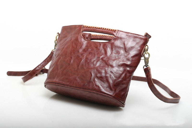 Stylish Retro Leather Work Messenger Woyaza