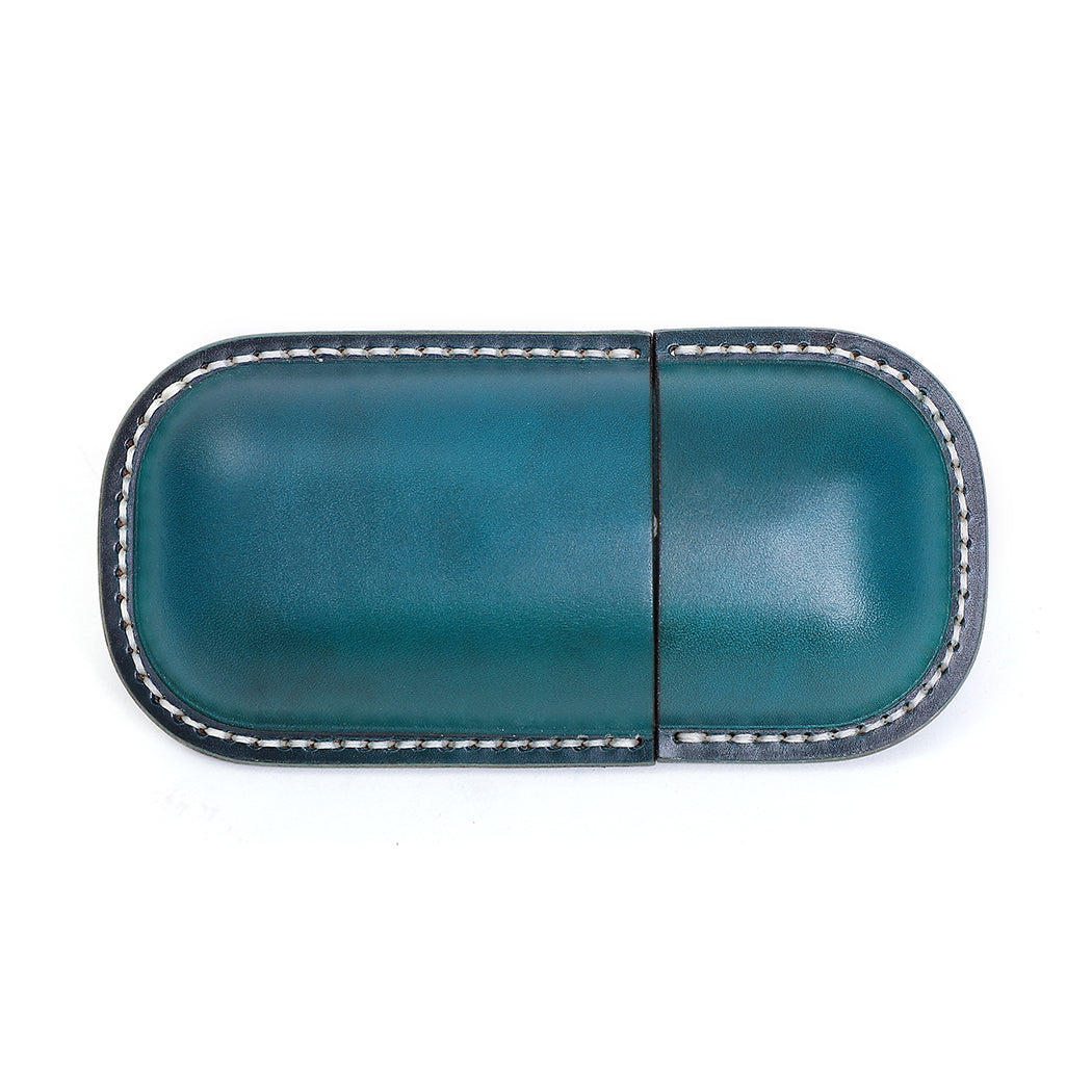 Stylish Vintage Leather Glasses Case for Men and Women woyaza