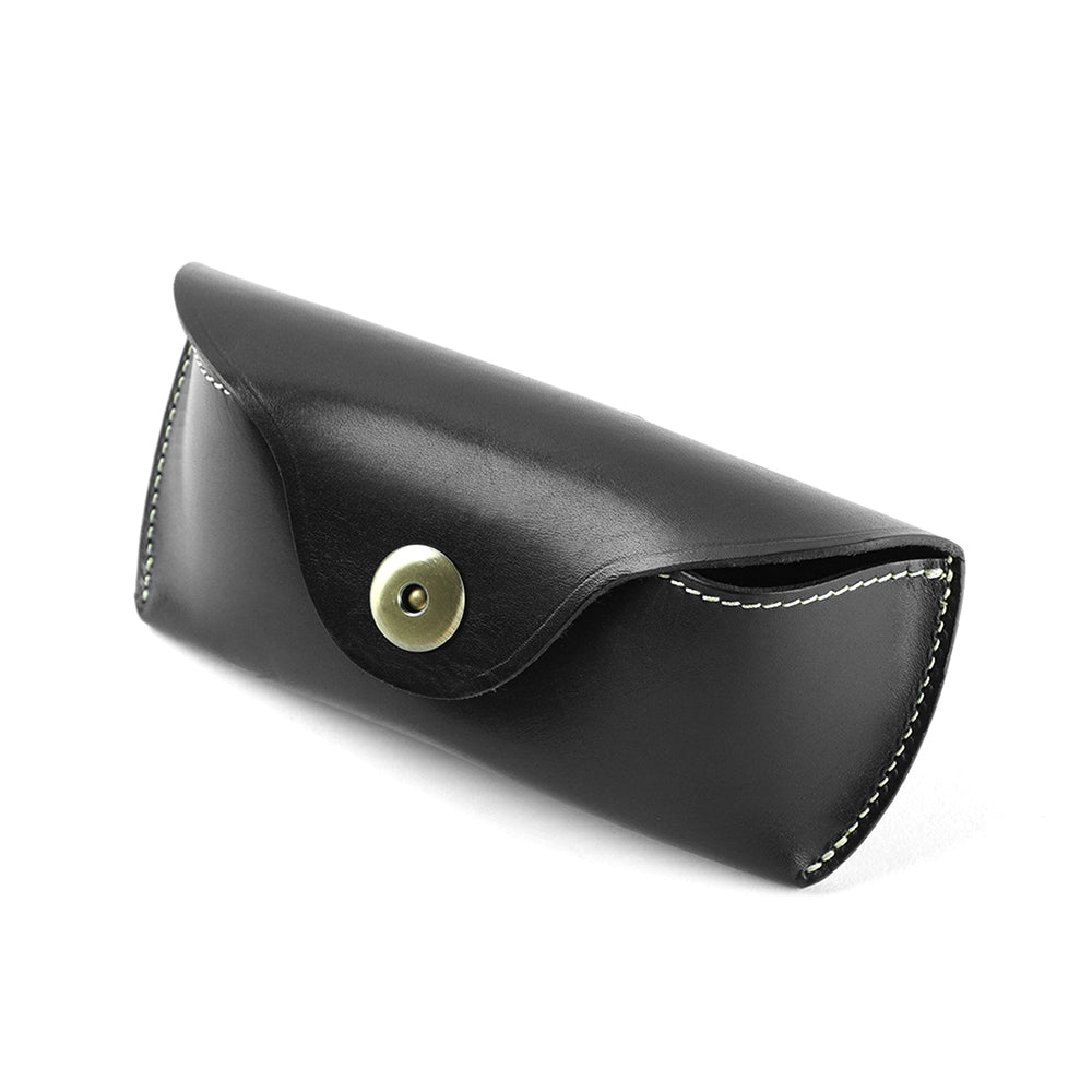 Artisanal Leather Eyewear Container woyaza