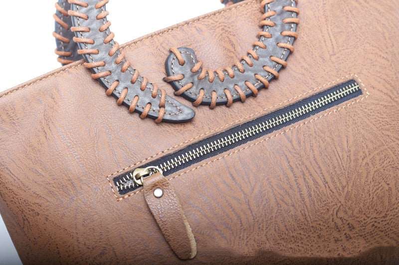 Premium Quality Handmade Leather Work Satchel for Women Woyaza