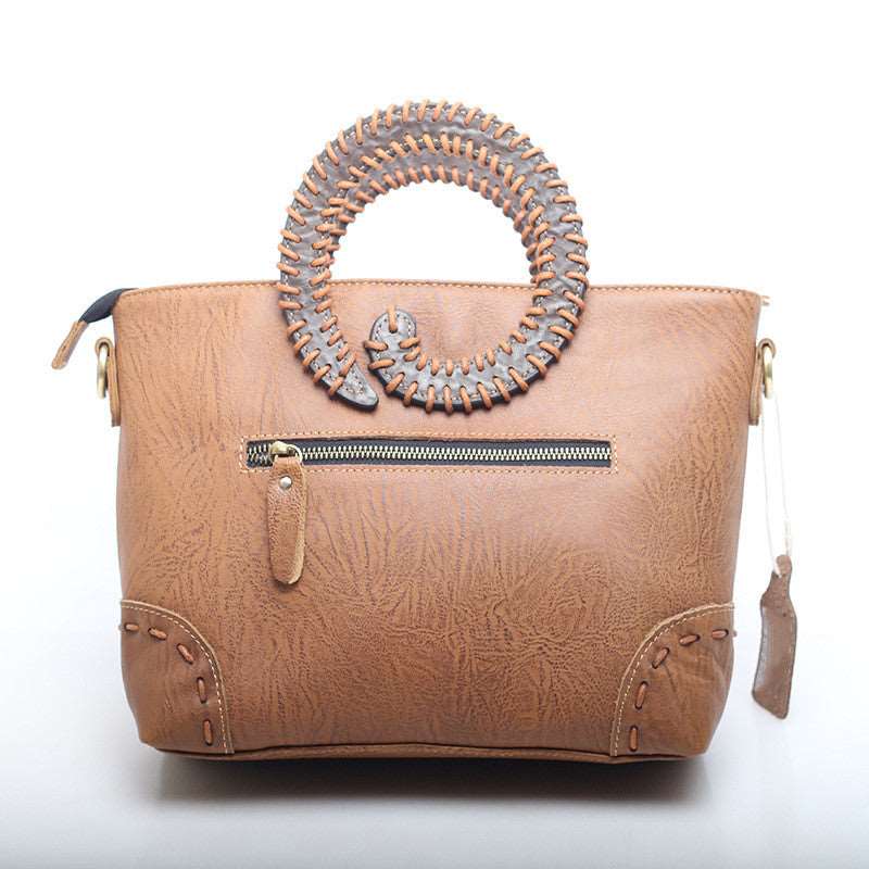 High-Quality Handmade Leather Work Purse for Women Woyaza