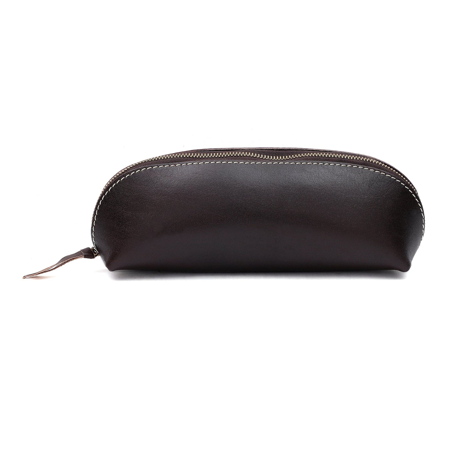 Vintage Inspired Leather Eyewear Sleeve Pencil Case woyaza