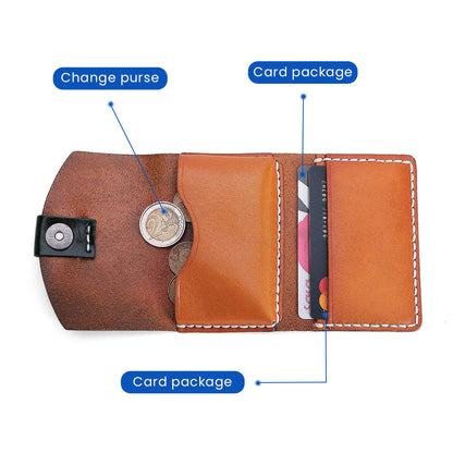 Handmade Trifold Wallet for Women woyaza
