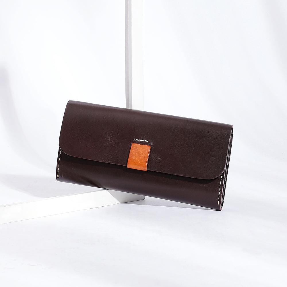 Classic Women's Leather Wallet with Coin Pocket woyaza