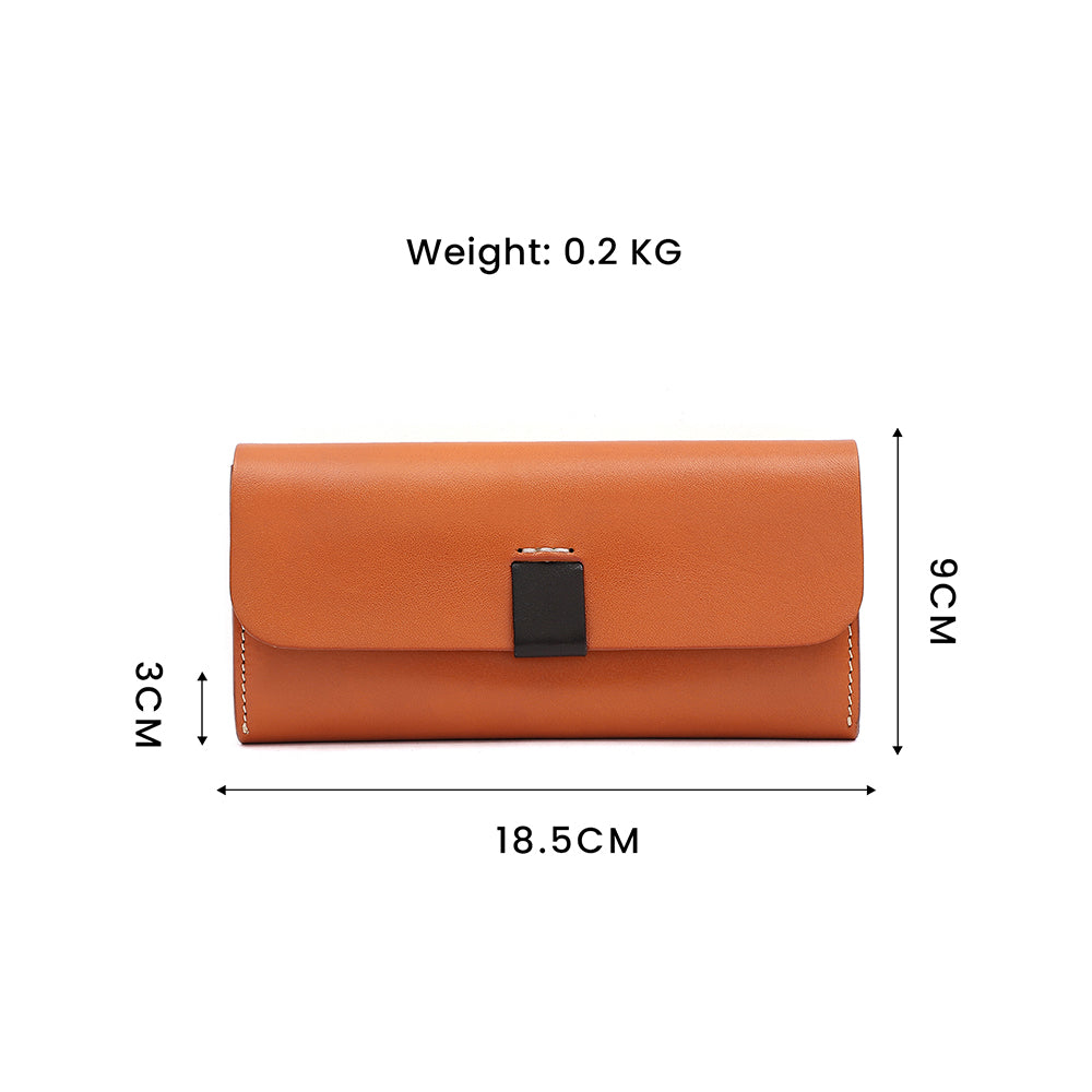 Genuine Leather Bifold Wallet for Women woyaza