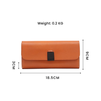 Genuine Leather Bifold Wallet for Women woyaza