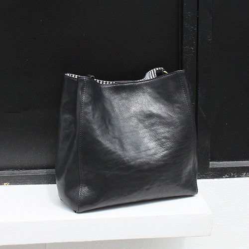 Modern Vintage Leather Shoulder Bag Woyaza