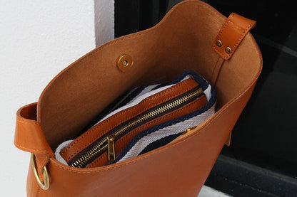 Versatile Leather Everyday Bag Women Woyaza