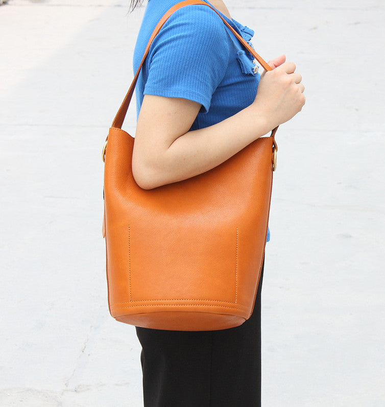 Genuine Leather Weekend Bag Woyaza