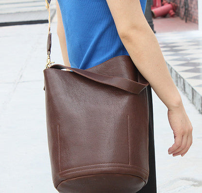 Retro Genuine Leather Handbag Woyaza