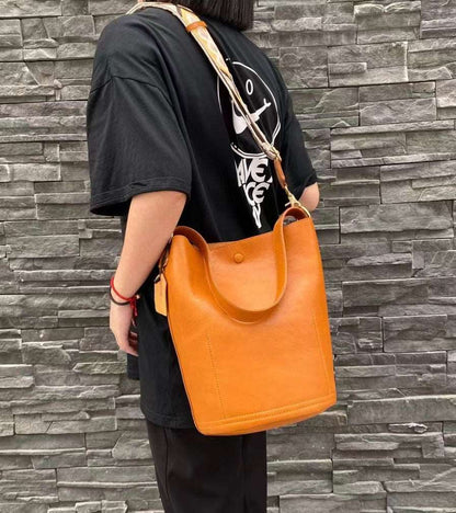 Sophisticated Leather Satchel Bag Woyaza