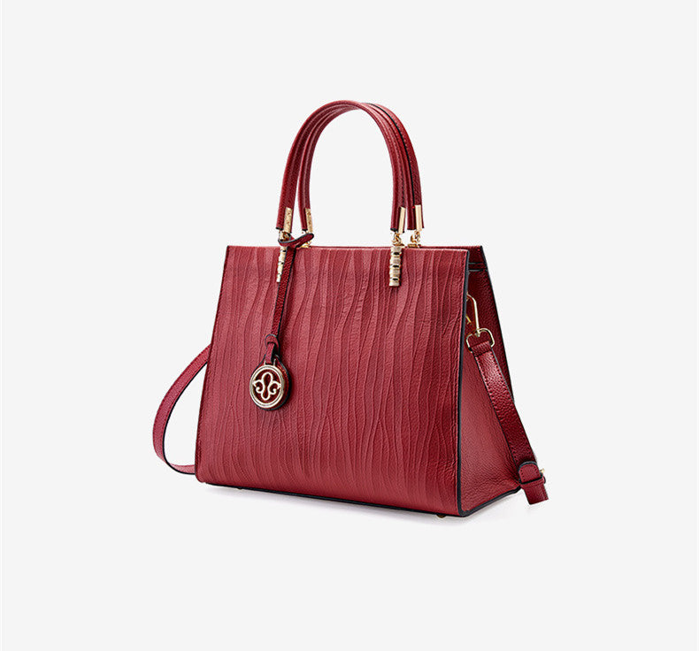 Refinement in Leather Work Handbag