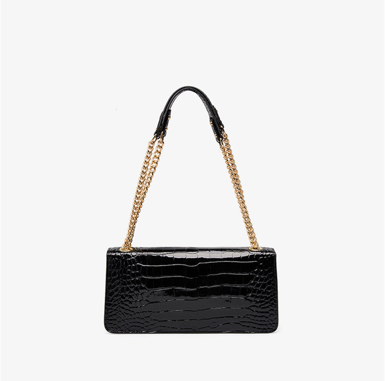 Versatile Work and Casual Leather Crossbody Purse