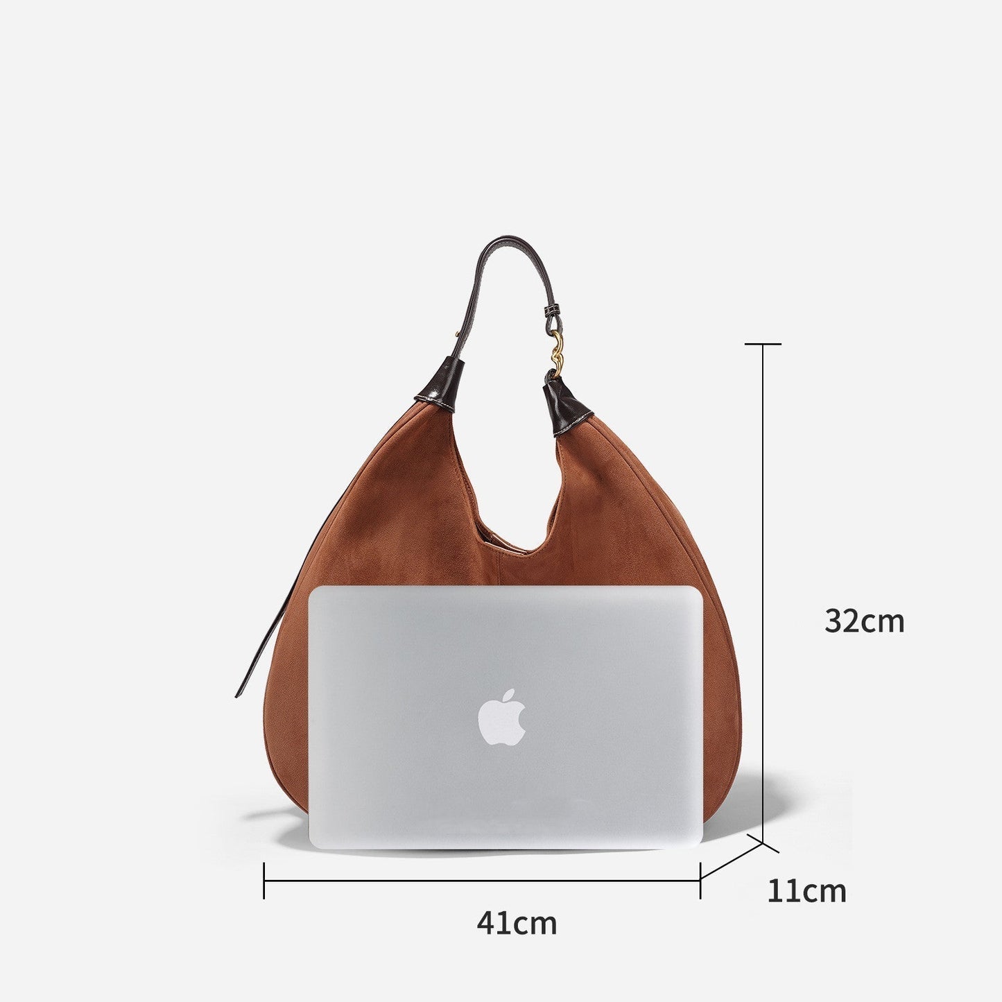 Genuine Leather Single-Shoulder Tote