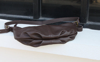 Genuine Leather Crossbody Bag Women woyaza