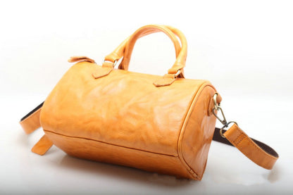 Retro Genuine Leather Handbag for Ladies woyaza