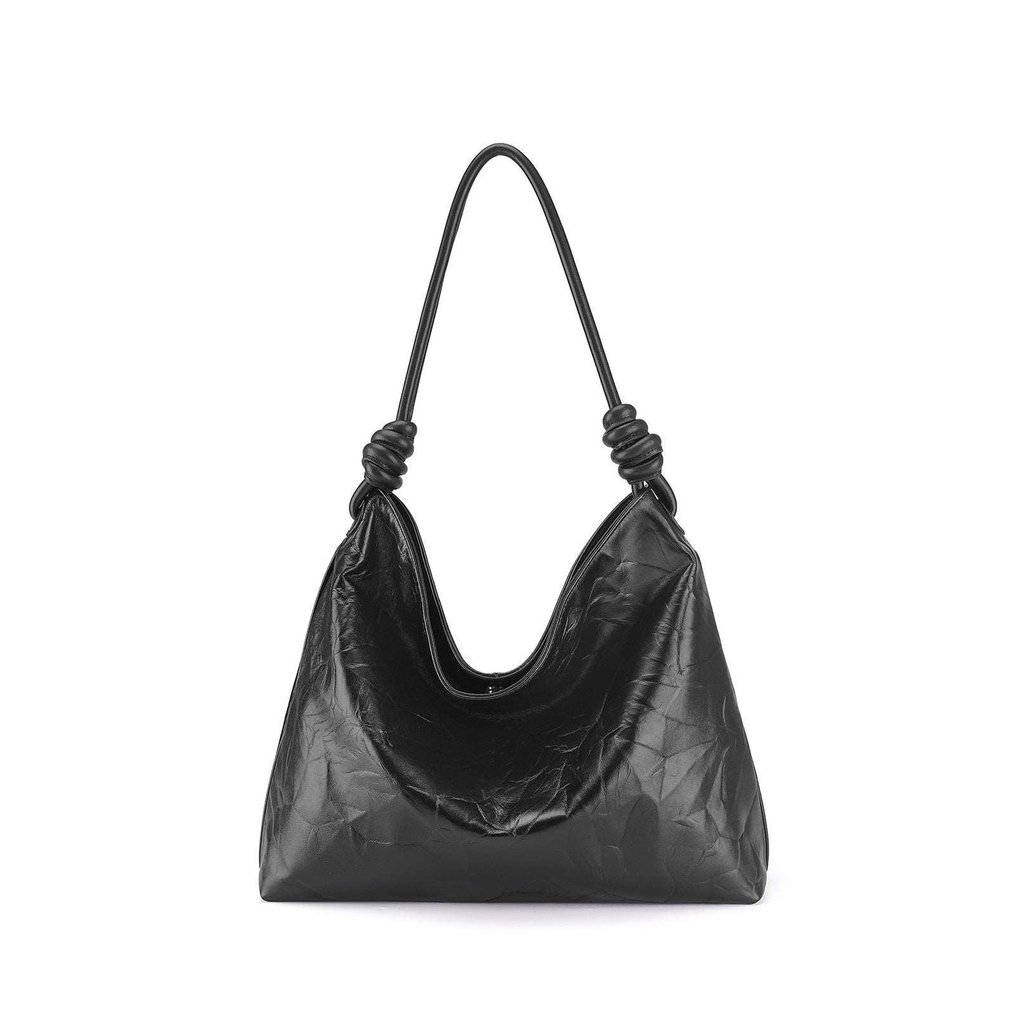 Sophisticated Genuine Leather Single-Shoulder Bag