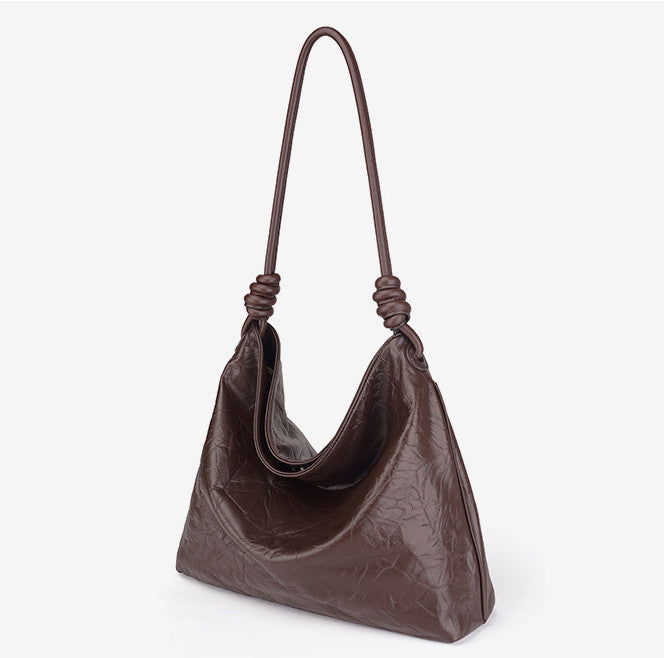 Elegant Single-Shoulder Genuine Leather Purse