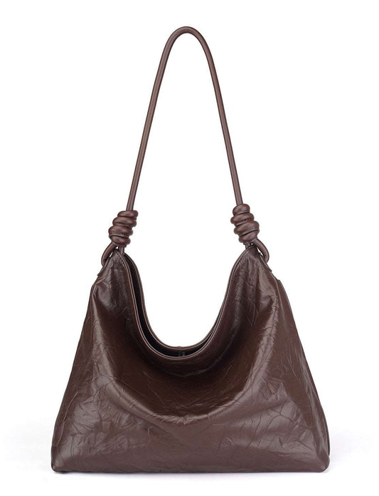 Genuine Leather Tote Shoulder Bag