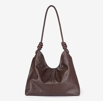 Women's Stylish Soft Leather Tote Handbag