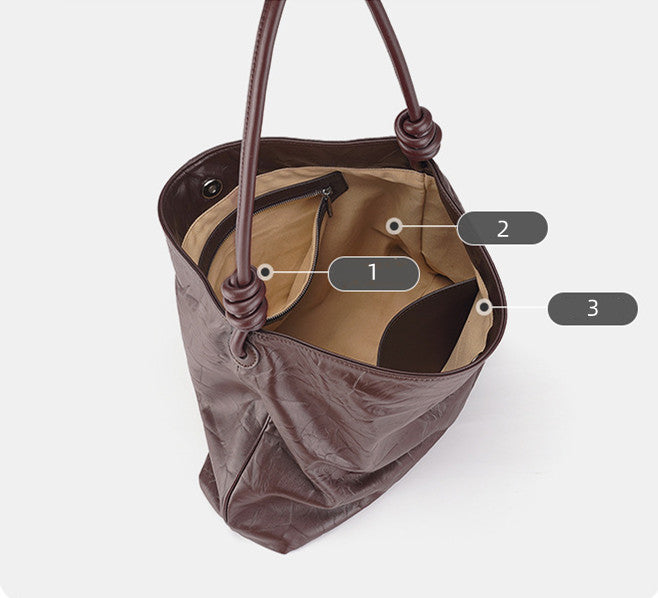 Premium Quality Ladies' Soft Leather Shoulder Bag