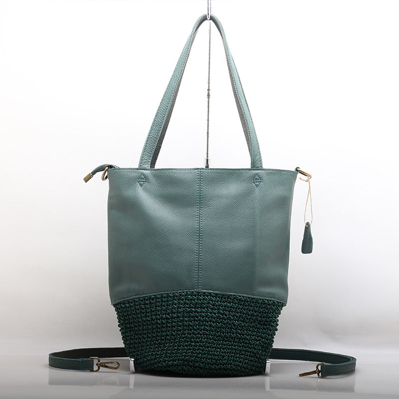 Sleek Vintage Leather Crossbody Bag Women Woyaza
