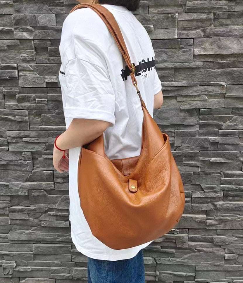 Retro Style Soft Leather Crossbody Bag Women