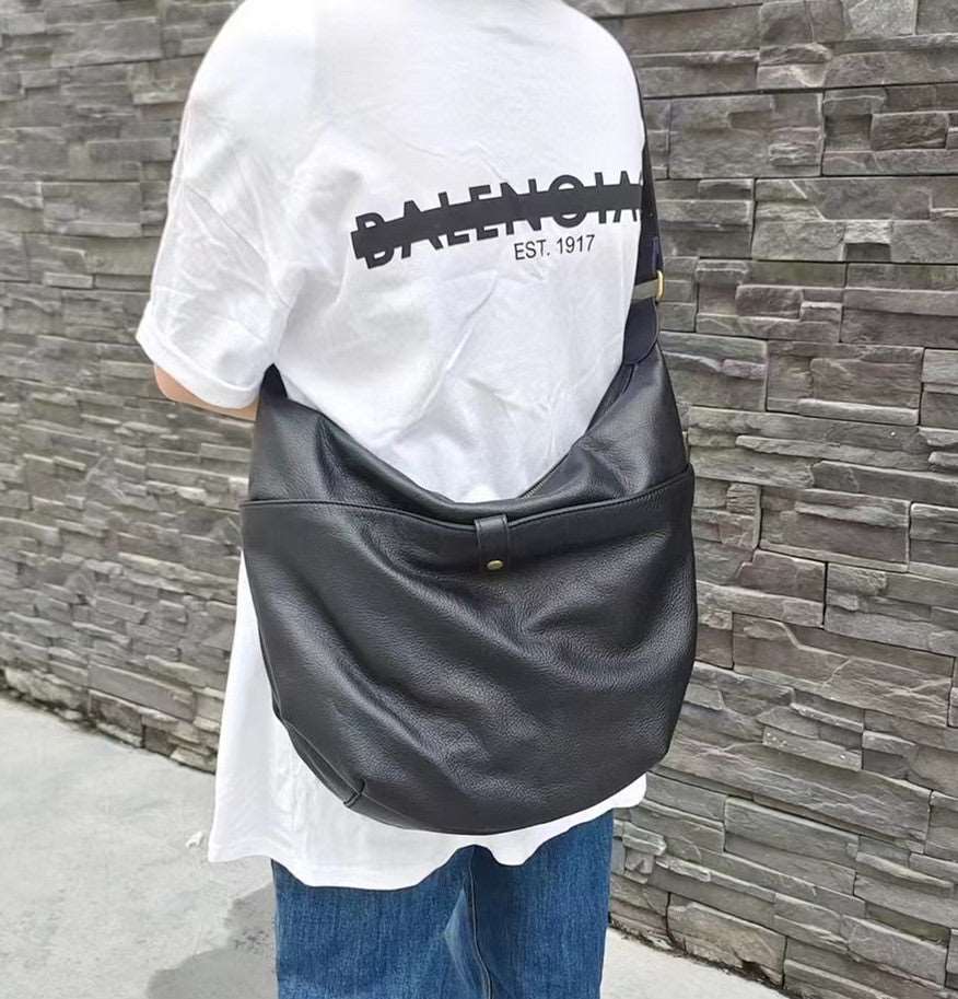Vintage Inspired Genuine Leather Crossbody Bag Women