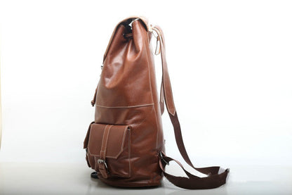 Large Capacity Leather Travel Backpack Woyaza