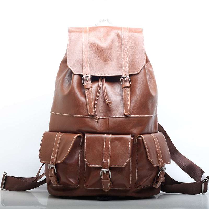 Stylish Leather Book Bag for Men Woyaza